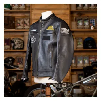 cafe 4 racer - Holy Freedom Level bunda čierna - HOLY FREEDOM Bundy 
