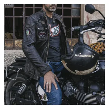 cafe 4 racer - Holy Freedom Quattro EVO jacket black - HOLY FREEDOM Jackets 