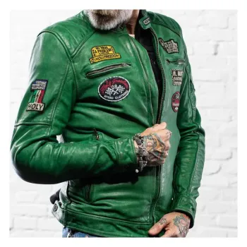 cafe 4 racer - Holy Freedom Zero EVO bunda zelená - HOLY FREEDOM Bundy 