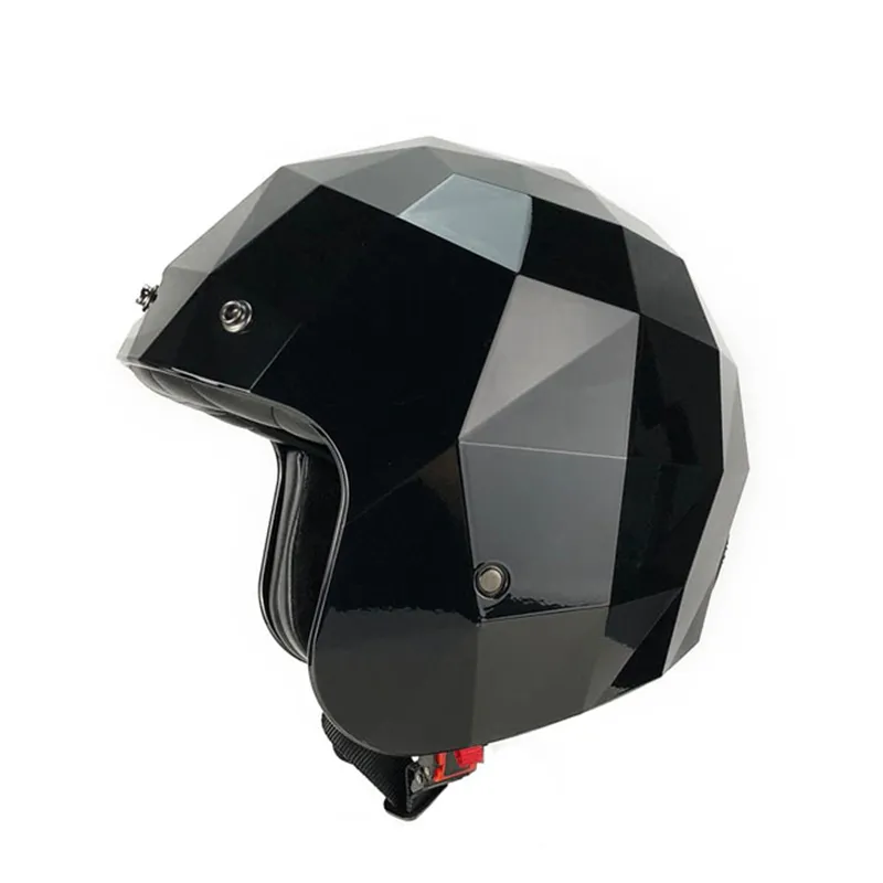 cafe 4 racer - Holy Freedom Stealth Diamond helmet gloss black - HOLY FREEDOM Holy Freedom 