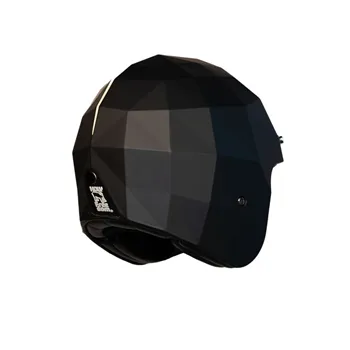 cafe 4 racer - Holy Freedom Stealth Diamond helmet matt black - HOLY FREEDOM Holy Freedom 