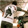cafe 4 racer - Holy Freedom Felix tričko bílé - HOLY FREEDOM Trička 