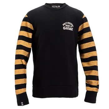 cafe 4 racer - Holy Freedom Clockwork sweatshirt yellow/black - HOLY FREEDOM Sweatshirts 