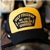 cafe 4 racer - Holy Freedom Flash cap yellow - HOLY FREEDOM Caps 