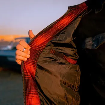 cafe 4 racer - Holy Freedom Definitive Flannel jacket red - HOLY FREEDOM Jackets 