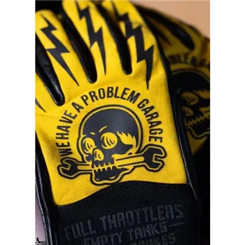 cafe 4 racer - Holy Freedom Tools gloves yellow - HOLY FREEDOM Gloves 