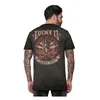 cafe 4 racer - Lucky 13 Amped T-shirt washed black - Lucky 13 T-Shirts 