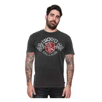 Lucky 13 Cycle Assen t-shirt black