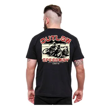 Tričko Lucky 13 Outlaw Speedway černé