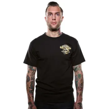 cafe 4 racer - Tričko s logom American Chopper Flag dark heather - American Chopper Tričká 
