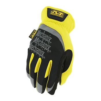 cafe 4 racer - Mechanix gloves FastFit® yellow - MECHANIX Gloves 