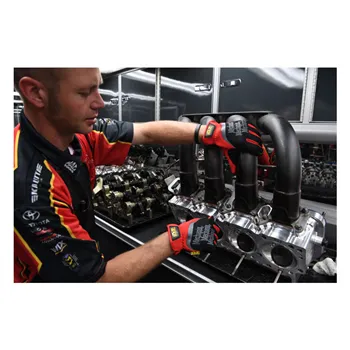 cafe 4 racer - Mechanix gloves FastFit® red - MECHANIX Gloves 