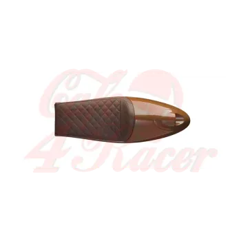 cafe 4 racer - Cafe Racer seat CR12 long A - Cafe4Racer Partially Upholstered 
