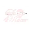 cafe 4 racer - Cafe Racer seat CR12 long B - Cafe4Racer Partially Upholstered 