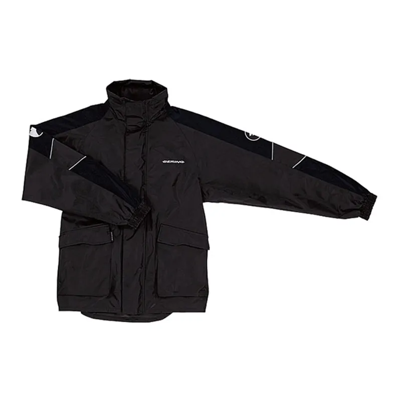 cafe 4 racer - Bering Maniwata rain jacket black - Bering Motorcycle Rain Suit 