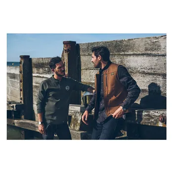 cafe 4 racer - BSMC Utility Vest tan - Bike Shed Vesty 