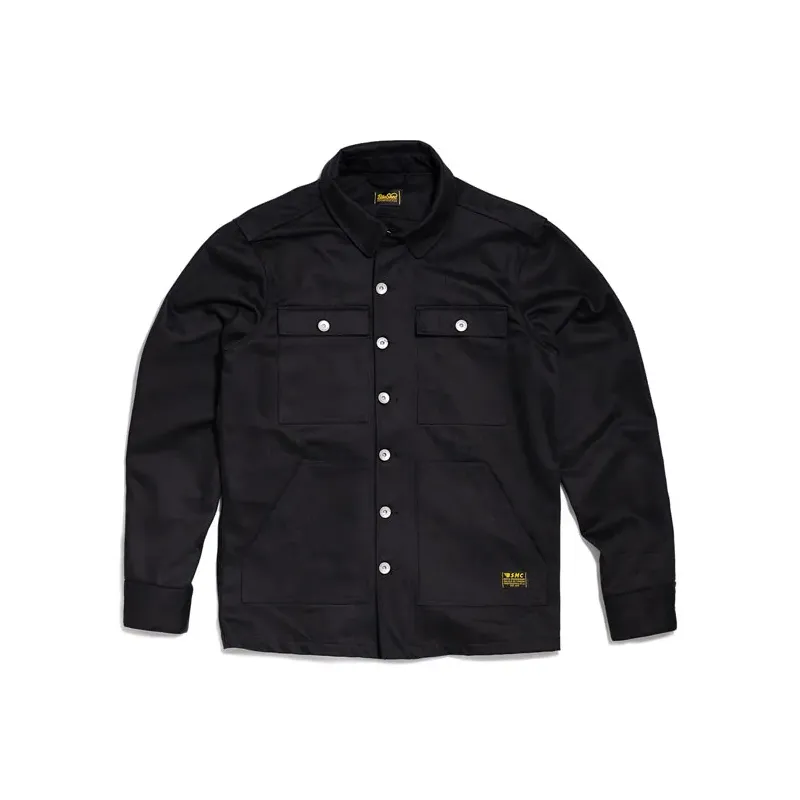 cafe 4 racer - BSMC Resistant overshirt black - Bike Shed Shirts 