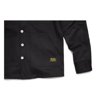 cafe 4 racer - BSMC Resistant overshirt black - Bike Shed Shirts 