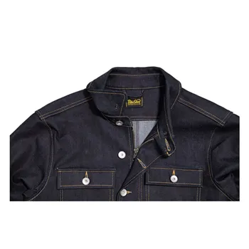 cafe 4 racer - BSMC Resistant overshirt indigo denim - Bike Shed Shirts 