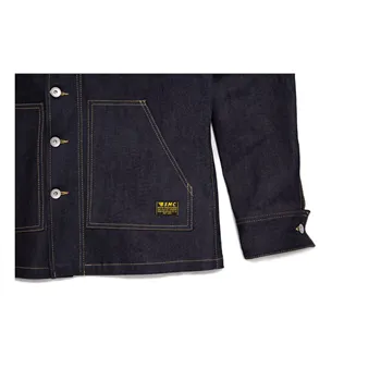 cafe 4 racer - BSMC Resistant overshirt indigo denim - Bike Shed Shirts 