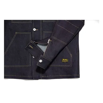 cafe 4 racer - BSMC Resistant overshirt indigo denim - Bike Shed Shirts 