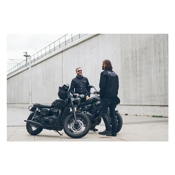 cafe 4 racer - BSMC Resistant overshirt indigo denim - Bike Shed Shirts 