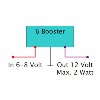 cafe 4 racer - Axel Joost Elektronik, 6 Booster. 6V to 12V converter - Elektronikbox Ostatní prvky k stavbám 