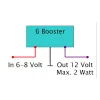 Axel Joost Elektronik, 6 Booster. Prevodník 6V na 12V