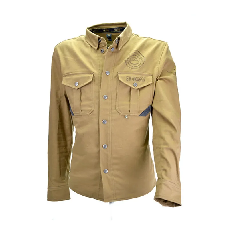 cafe 4 racer - By City SUV overshirt beige - By City Shirts 