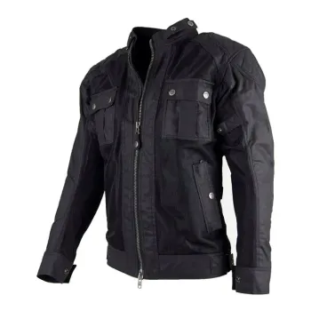 cafe 4 racer - WCC BFU Sherpa Nylon jacket navy blue - WEST COAST CHOPPERS Jackets 