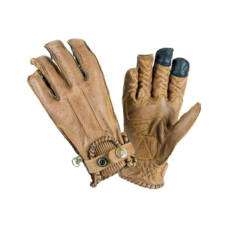 cafe 4 racer - By City Second Skin gloves ladies mustard - By City Gloves 