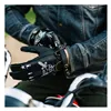 cafe 4 racer - By City Second Skin gloves tattoo black - By City Rukavice 