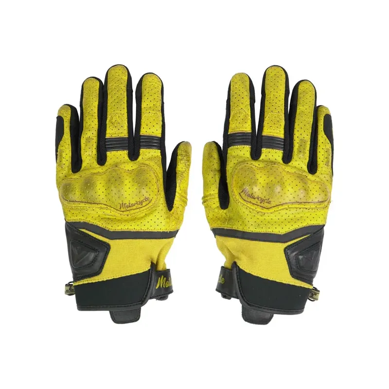 cafe 4 racer - By City Tokio gloves yellow - By City Gloves 