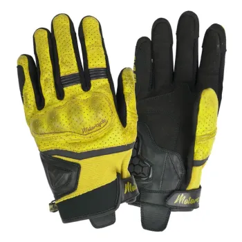 cafe 4 racer - By City Tokio gloves yellow - By City Gloves 