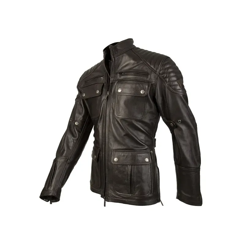 cafe 4 racer - By City Legend III jacket brown - By City Jackets 