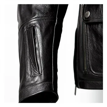 cafe 4 racer - By City Legend III jacket brown - By City Jackets 