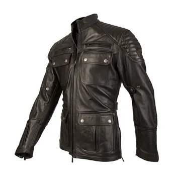 cafe 4 racer - By City Legend III jacket brown - By City Jackets 