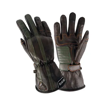 cafe 4 racer - By City Oslo gloves brown  - By City Gloves 