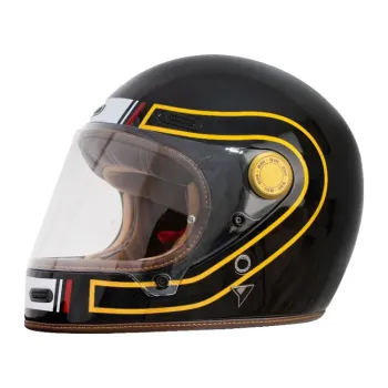 cafe 4 racer - By City Roadster III Fusion helmet black/orange - By City Roadster II & III 