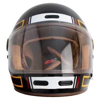 cafe 4 racer - By City Roadster III Fusion helmet black/orange - By City Roadster II & III 