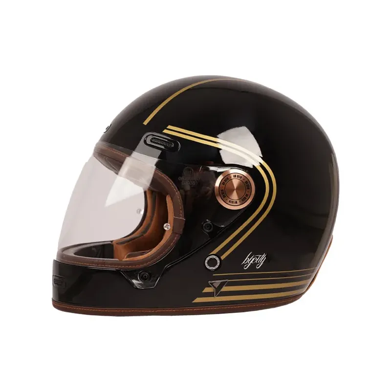 cafe 4 racer - By City Roadster III helmet gold black - By City Roadster II & III 