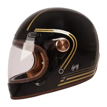 cafe 4 racer - By City Roadster III helmet gold black - By City Roadster II & III 