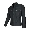 cafe 4 racer - By City Belfast waxed jacket black - By City Jackets 