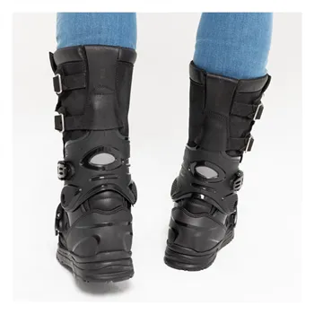 cafe 4 racer - By City Botas off-road boot black - By City Boty 
