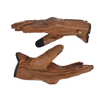 cafe 4 racer - By City Amsterdam gloves brown - By City Rukavice 