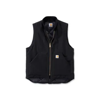 cafe 4 racer - Kačacia vesta Carhartt arctic quilt lined black - Carhartt Vesty 