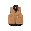 cafe 4 racer - Carhartt duck vest arctic quilt lined Carhartt brown - Carhartt Vests 