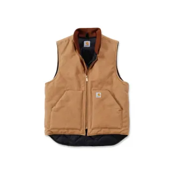 cafe 4 racer - Kačacia vesta Carhartt arctic quilt lined Carhartt brown - Carhartt Vesty 