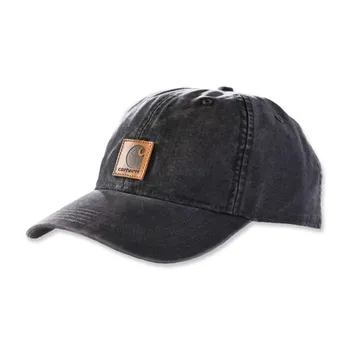 cafe 4 racer - Carhartt Odessa canvas cap black - Carhartt Caps 