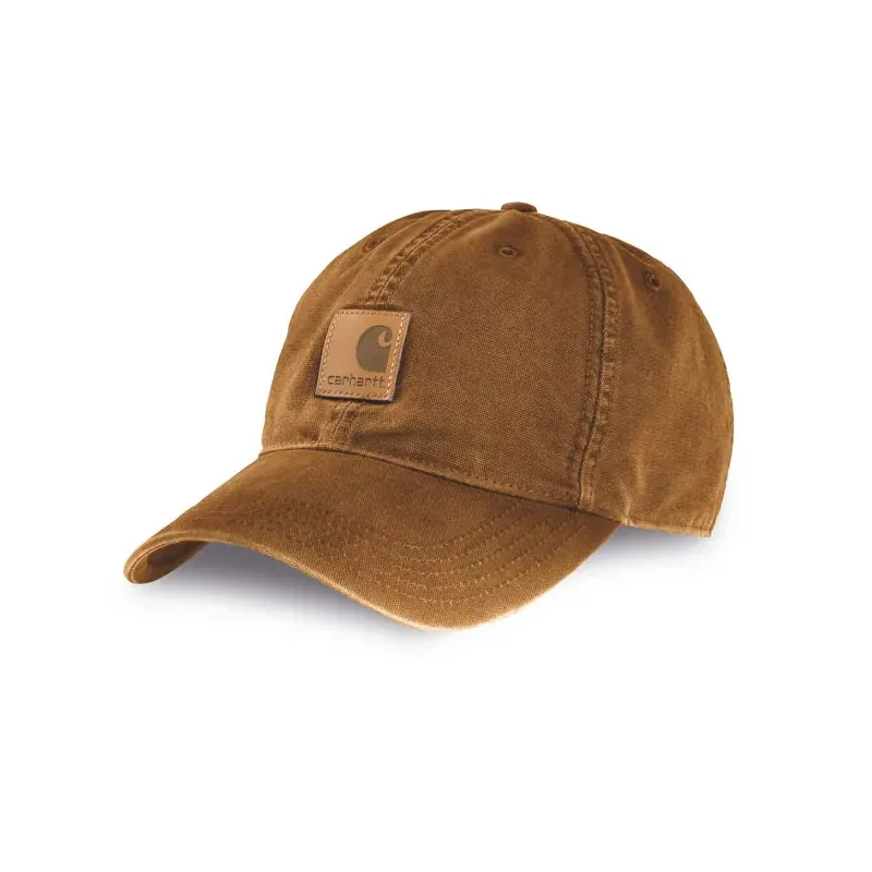 cafe 4 racer - Plátenná čiapka Carhartt Odessa Carhartt hnedá - Carhartt Kšiltovky 